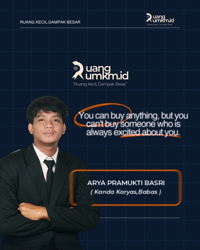 Arya Pramukti Basri - CEO & Founder RuangUMKM.my.id